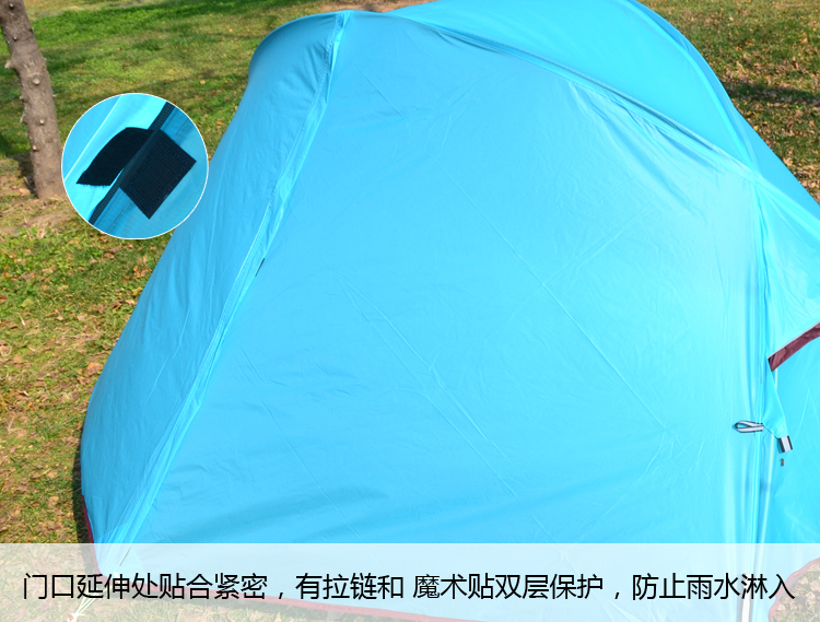 Cheap Goat Tents Ultralight Single Person 2 Door 20D Nylon Silicon Coated Waterproof Windproof Double Layer Two Doors Camping Tent Barraca Tienda   